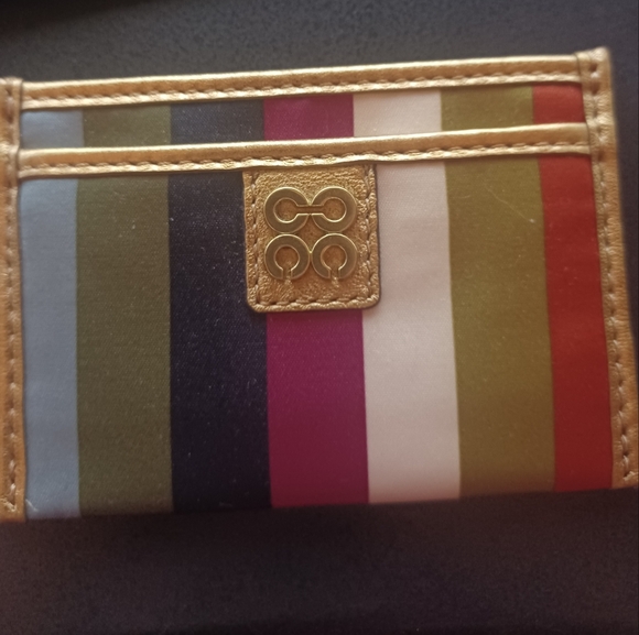 Coach Handbags - Coach Julia Striped Legacy ID Card Case